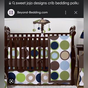 Brand new baby crib bedding
